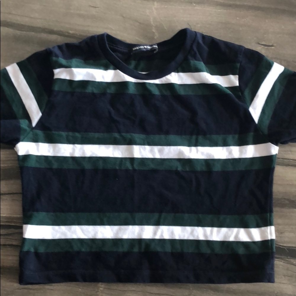 Brandy Melville Stripped Crop Top